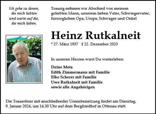 Heinz Rutkalneit