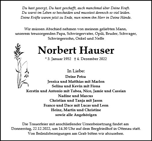 Norbert Hauser