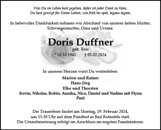 Doris Duffner