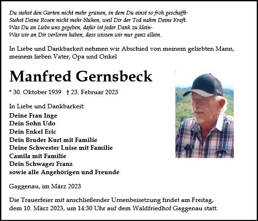 Manfred Gernsbeck