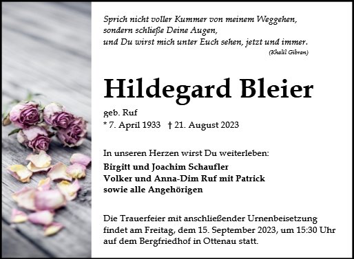 Hildegard Bleier