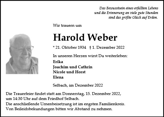 Harold Weber