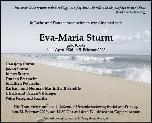 Eva-Maria Sturm