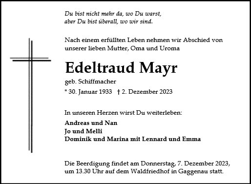Edeltraud Mayr