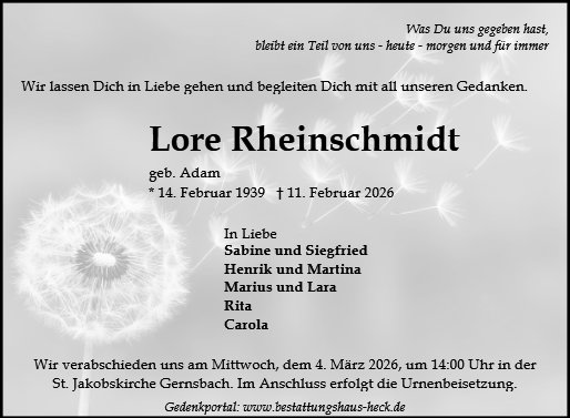 Lore Rheinschmidt