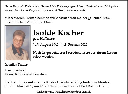 Isolde Kocher