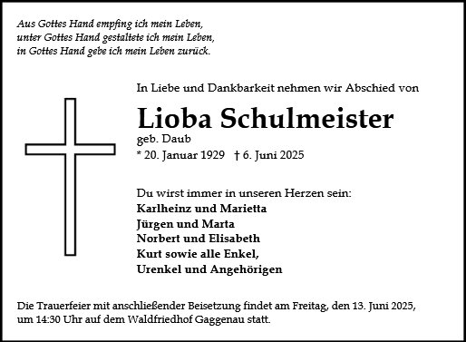 Lioba Schulmeister