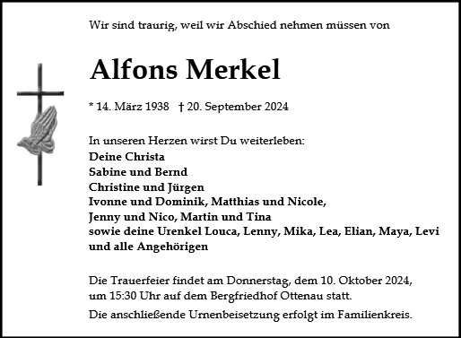 Alfons Merkel