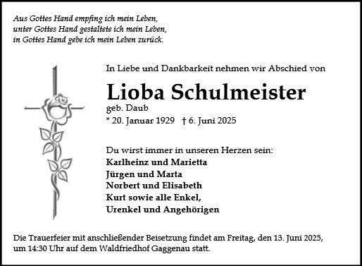 Lioba Schulmeister