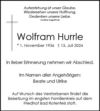 Wolfram Hurrle