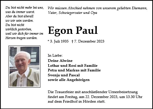 Egon Paul