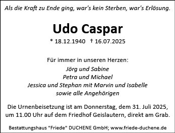 Udo Caspar