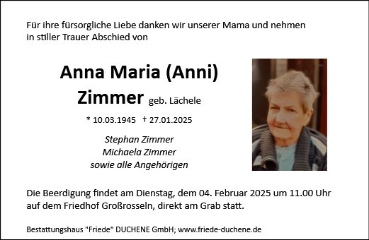 Anna Maria Zimmer