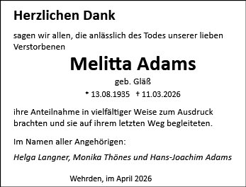Melitta Adams