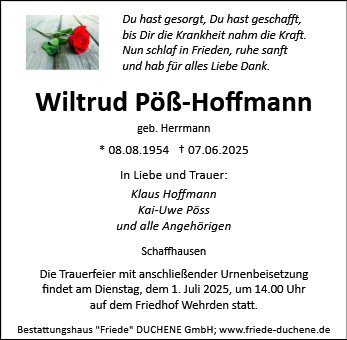 Wiltrud Pöß-Hoffmann