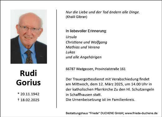 Rudi Gorius