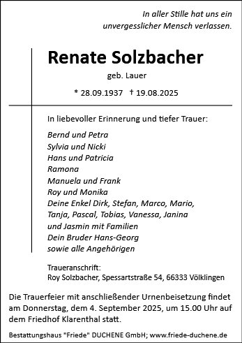 Renate Solzbacher