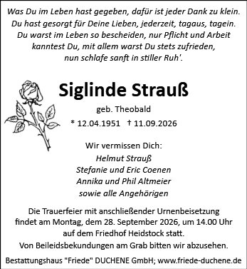 Siglinde Strauß