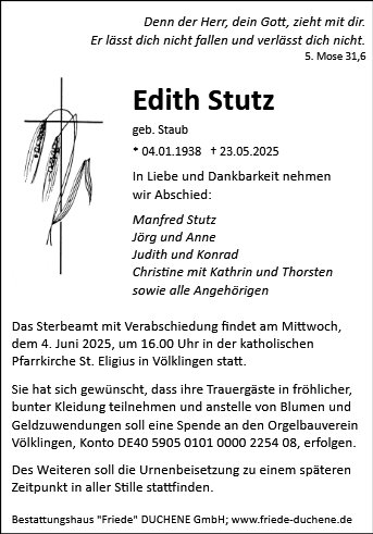 Edith Stutz