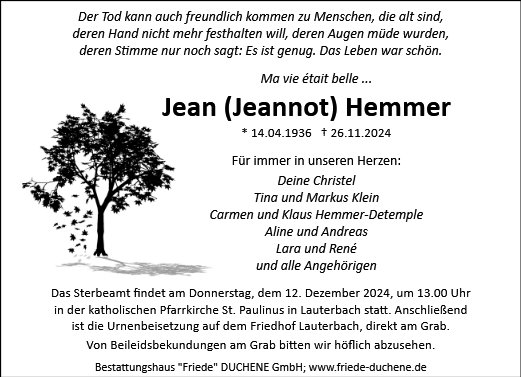 Jean Hemmer