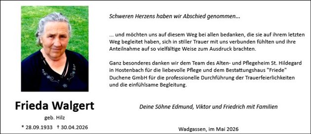 Frieda Walgert