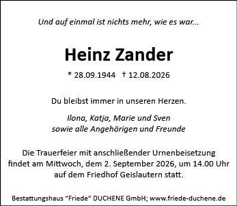 Heinrich Zander