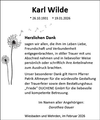Karl Wilde