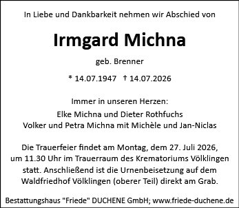 Irmgard Michna