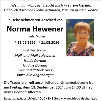 Norma Hewener