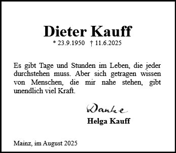 Dieter Kauff