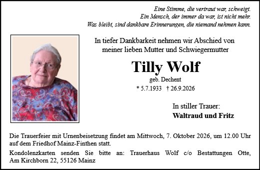 Tilly Wolf
