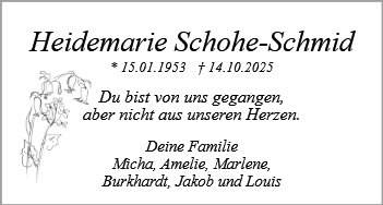 Heidemarie Schohe-Schmid