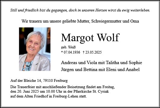 Margot Wolf