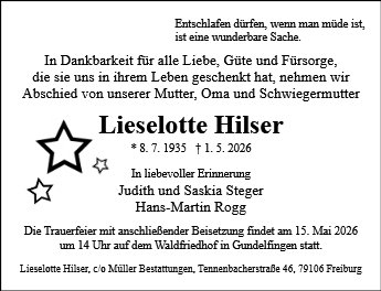 Lieselotte Hilser