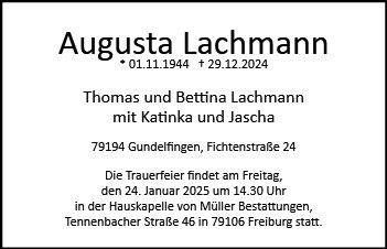 Augusta Lachmann