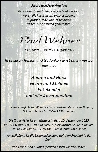 Peter Paul Wehner