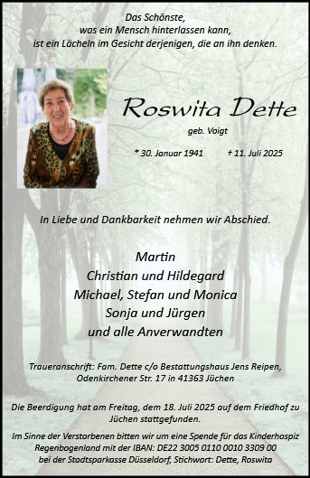 Roswita Dette