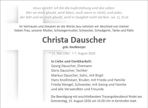 Christa Dauscher