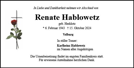 Renate Hablowetz