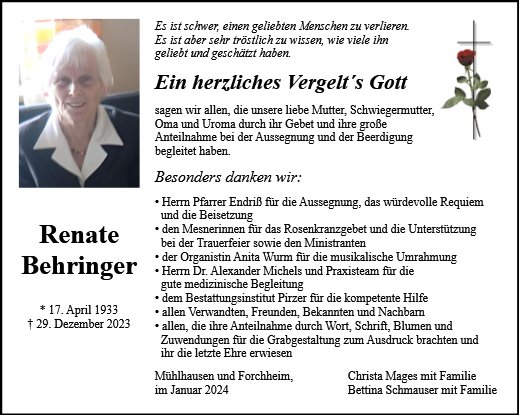 Renate Behringer