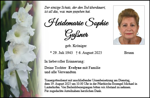 Heidemarie Gußner