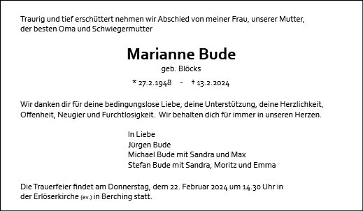 Marianne Bude