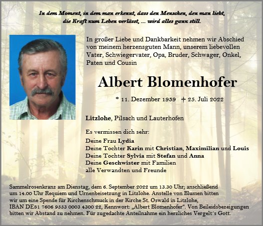 Albert Blomenhofer 