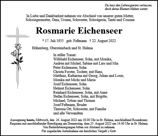 Rosmarie Eichenseer