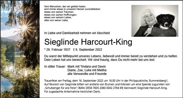 Sieglinde Harcourt-King
