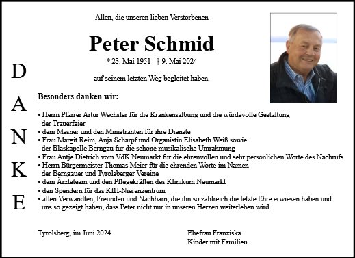 Peter Schmid