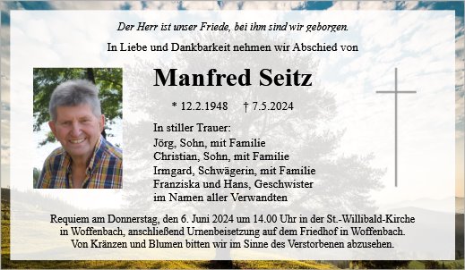 Manfred Seitz