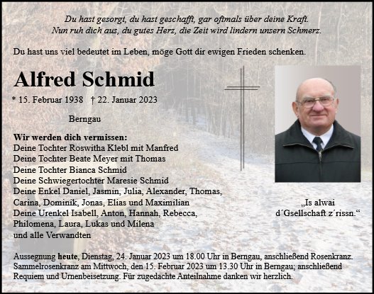 Alfred Schmid