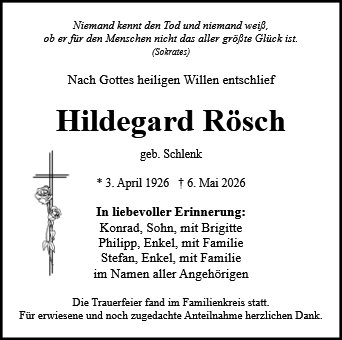 Hildegard Rösch
