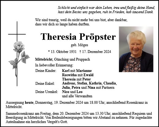 Theresia Pröpster